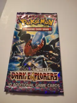 Pokemon TCG Black & white Dark Explorers Booster Pack Open/Empty Darkrai - Image 1