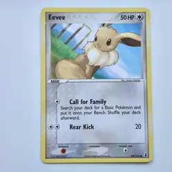 Pokemon Eevee TCG EX Delta Species Card 69/113 Regular LP - Image 1