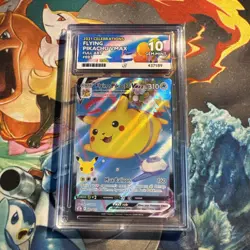 Pokemon Celebrations Flying Pikachu VMAX 007/025 Ace 10 Ace label - Image 1