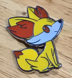 2013 Pokemon TCG Fennekin Enamel Pin Official Nintendo Collectible Lapel Badge - Image 1