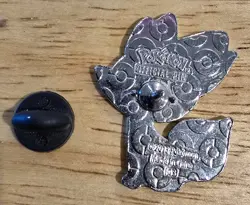 2013 Pokemon TCG Fennekin Enamel Pin Official Nintendo Collectible Lapel Badge - Image 2