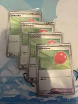 4x Air Balloon 079/086 x4 - Black Bolt - Pokemon Playset NM - Image 1