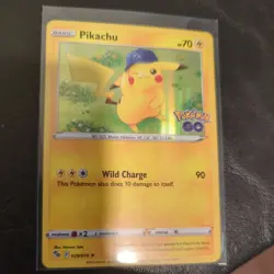 PROMO Pikachu 028/078 2022 Pokemon GO HOLO Stamp Stamped - Image 1