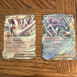 Pokemon Lugia EX 017/034 & Suicune EX 010/034 - TCG Classic Holo (NM+) - Image 1