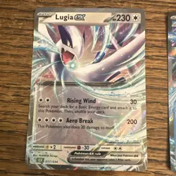 Pokemon Lugia EX 017/034 & Suicune EX 010/034 - TCG Classic Holo (NM+) - Image 2