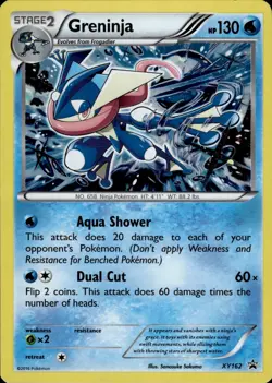 Greninja XY162 Evolutions Single Pack Blisters English Pokemon Card B74 LP - Image 1