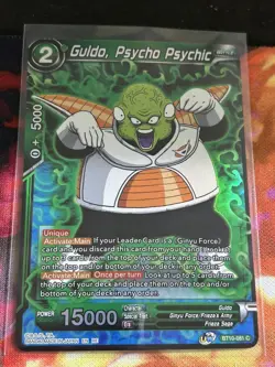 Guldo, Psycho Psychic - BT10-081 C Foil - Dragon Ball Super Card DBS NM - Image 1