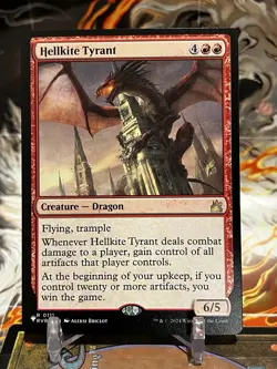 MTG | Hellkite Tyrant [Ravnica Remastered] [The List] NF - Image 1