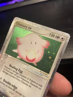 Chansey ex 96/109 Ruby and Sapphire Pokemon Card MP/HP - Image 4