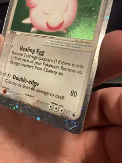 Chansey ex 96/109 Ruby and Sapphire Pokemon Card MP/HP - Image 5