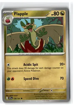 2024 Scarlet & Violet Series - Surging Sparks Flapple #139 Uncommon - Image 1