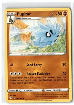 2020 Sword & Shield - Darkness Ablaze Pupitar #87 Stage 1/Uncommon - Image 1