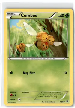 2015 XY - Ancient Origins Combee #9 Basic/Common - Image 1