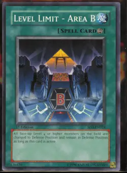 Level Limit - Area B - SD3-EN024 - 1st Edition - Common - NM - YuGiOh - Image 1
