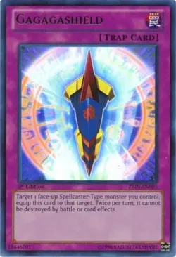 1x (EX) Gagagashield - ZTIN-EN005 - Ultra Rare - 1st Edition YuGiOh - Image 1