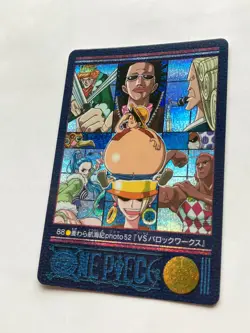 Luffy ONE PIECE Visual Adventure Holo Rare Card TCG Japanese 2001 Vintage #88 AI - Image 5