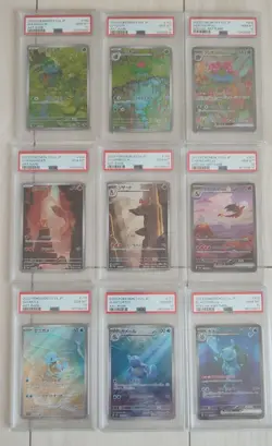 PSA 10 Pokemon Cards 151 Set of 9 Charizard Venusaur Blastoise ex SAR from Japan - Image 1