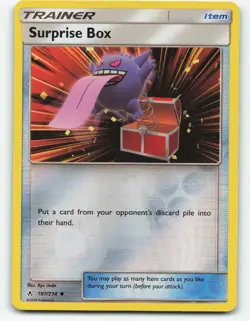 Surprise Box 187/214 SM - Unbroken Bonds Pokemon Card - Image 1