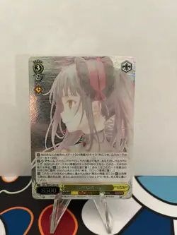 WeiB (Weiss) Schwarz Card Date A Live Kurumi Black Clothed Spirit (Foil) RR JP - Image 1