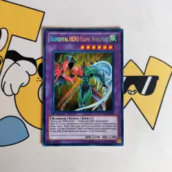 Elemental HERO Flame Wingman 1st Edition Legendary Collection 2 LCGX-EN045 card - Image 2