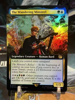 MTG | The Wandering Minstrel (Extended Art) [FINAL FANTASY] ✨FOIL✨ - Image 1