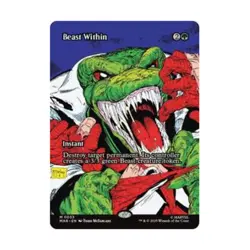 WOTC Marvel Eternal-Legal Beast Within (Borderless) (MR) NM - Image 1