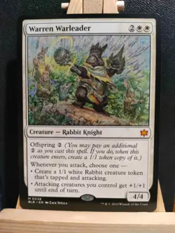 Warren Warleader - Bloomburrow - Mythic - NM (See pics) MTG - Image 1