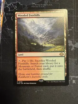 Wooded Foothills (Modern Horizons 3) MTG NM Magic - Image 1
