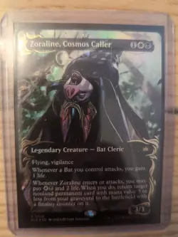 Zoraline, Cosmos Caller (0355) *RAISED FOIL BORDERLESS* Bloomburrow MT/NM MTG - Image 1