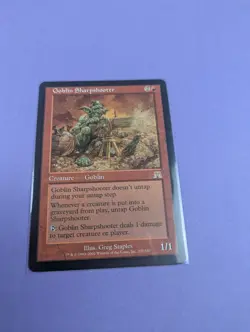 MTG Magic The Gathering: Onslaught: Goblin Sharpshooter Rare - NM - Image 1