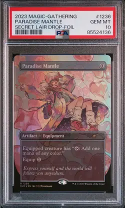 PSA10 MTG Paradise Mantel Secret Lair Drop Foil 2023 Magic The Gathering - Image 1