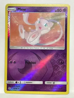 Pokemon Mew Hidden Fates Reverse Holo & Non Holo Rare 32/68 - NM - Image 1