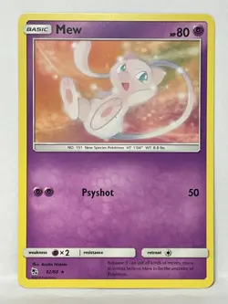 Pokemon Mew Hidden Fates Reverse Holo & Non Holo Rare 32/68 - NM - Image 3