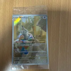(SEALED) Mimikyu SVP075 Pokemon Center Stamp Black Star Promo SVP Pokemon - Image 1