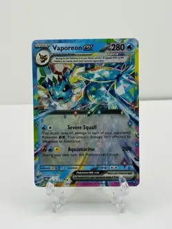 🔥Pokemon TCG-Vaporeon ex-023/131-Sv: Prismatic Evolutions-Double Rare-M/NM!🔥 - Image 1