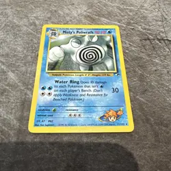Pokemon TCG Misty's Poliwrath Gym Heroes 31/132 Non-Holo Unlimited NM - Image 1