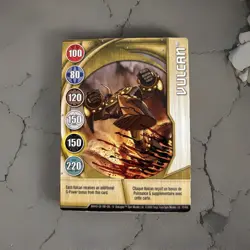 Bakugan: New Vestroia | Vulcan🏅Gold Gate Card | 10/48i - Image 1
