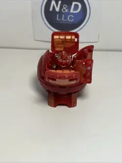 Bakugan Pyrus 520G Fortress Figure Battle Brawlers read W/Card RARE - Image 4