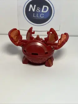 Bakugan Pyrus 520G Fortress Figure Battle Brawlers read W/Card RARE - Image 5