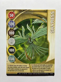 Bakugan Card - Skyress - Gold Gate Card - BA211 - 16/48b - 2008 - Image 1