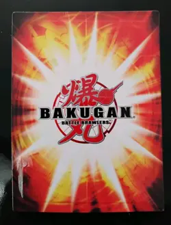 BAKUGAN NAGA DRAGONOID GRAY HAOS 2008 SPIN MASTER METAL CARD LIGHTING FIELD T - Image 2