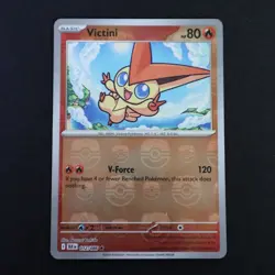 Victini Master Ball Reverse Holo 012/086 Black Bolt BLK Pokemon TCG Card NM/M - Image 1
