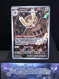 Pokemon Card Noctowl SVP 141 Stellar crown Black Star Promo NM - Image 1