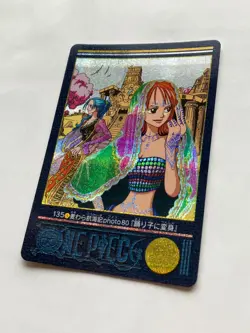 Nami ONE PIECE Visual Adventure Holo Rare Card TCG Japanese 2001 Vintage #135 AI - Image 5