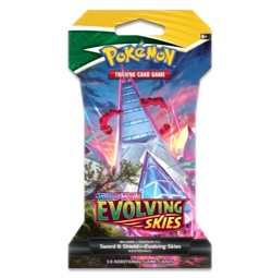 POKEMON Sword Shield EVOLVING SKIES SLEEVED BOOSTER PACKS random art - Image 3