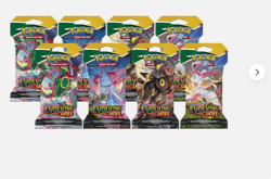 POKEMON Sword Shield EVOLVING SKIES SLEEVED BOOSTER PACKS random art - Image 5