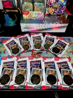 Destined Rivals Single Pack Blister Eevee Promos - SV10: Pokemon Lot of 10 - Image 1