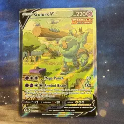 Pokemon TCG Golurk V Sword & Shield: Evolving Skies 182/203 Ultra Rare - Image 2