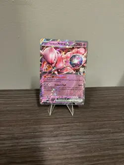 Pokemon TCG Scarlet & Violet : Team Rocket's Mewtwo EX SVP 216 Black Star Promo - Image 1