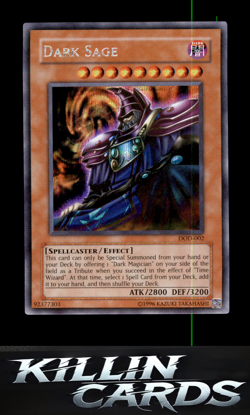 Dark Sage DOD-002 Prismatic Secret Rare Dawn of Destiny Xbox YuGiOh Card NM - Image 1